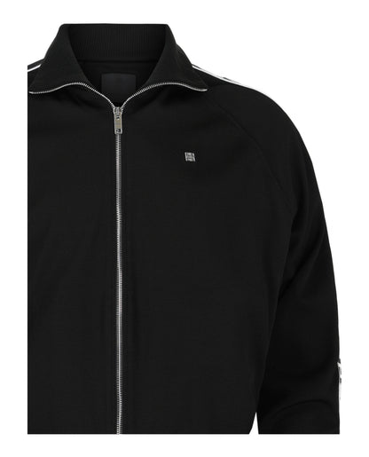 Givenchy Logo Tape Zipped Jacket