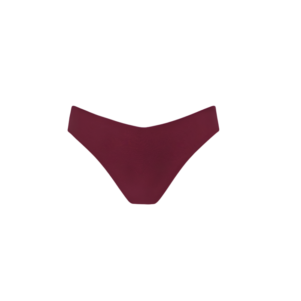 Kulani Kinis V Cheeky Bikini Bottom - Sangria - FINAL SALE