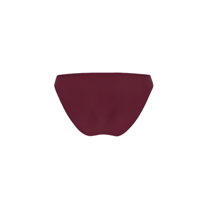 Kulani Kinis Minimal Full Coverage Bikini Bottom - Sangria