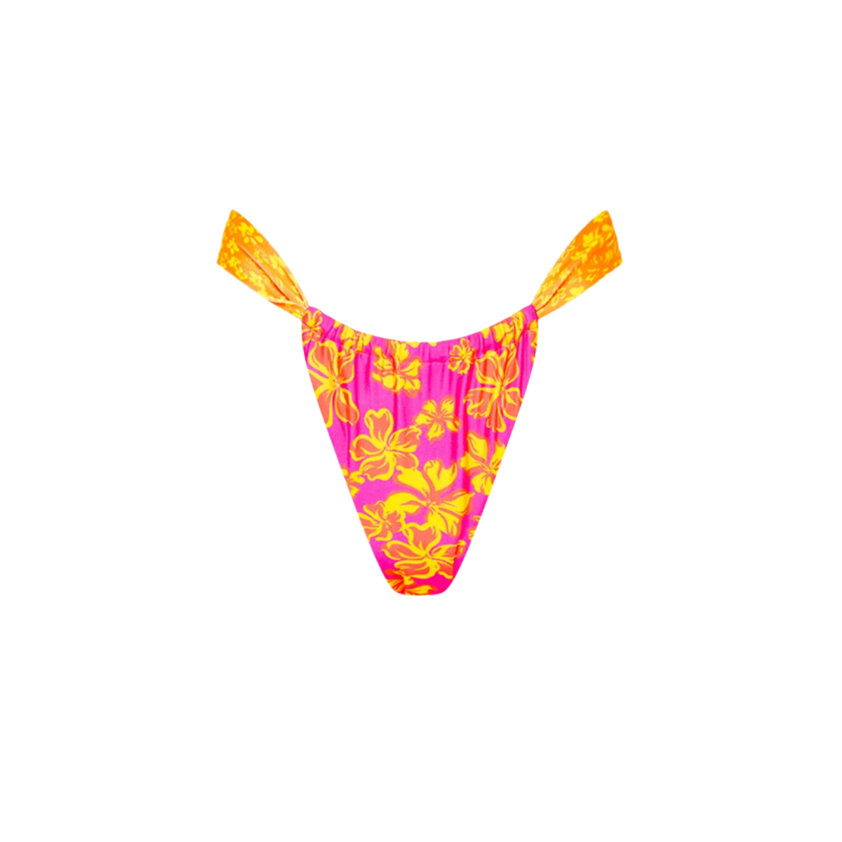 Kulani Kinis Ruched Thong Bikini Bottom - Island Dreamer - FINAL SALE