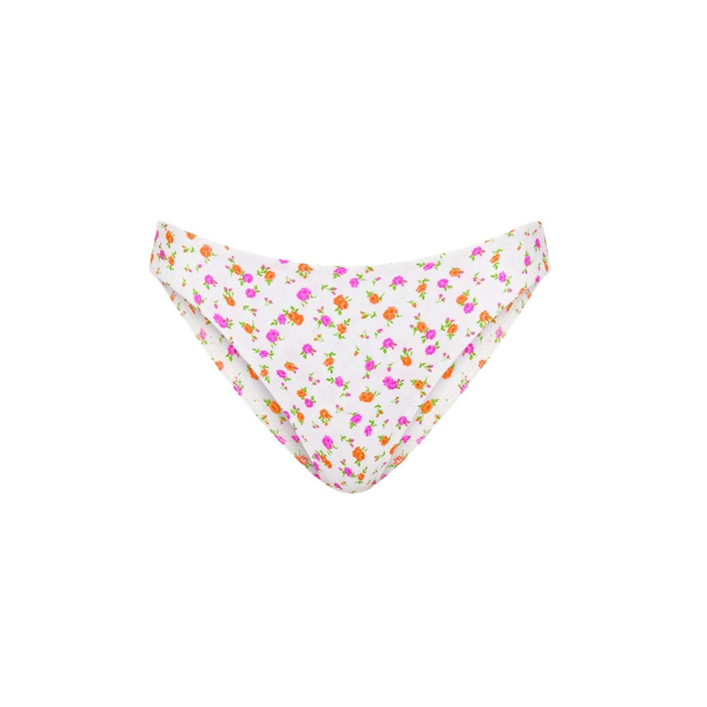 Kulani Kinis Vintage V Full Coverage Bikini Bottom - Rosie Posie - FINAL SALE