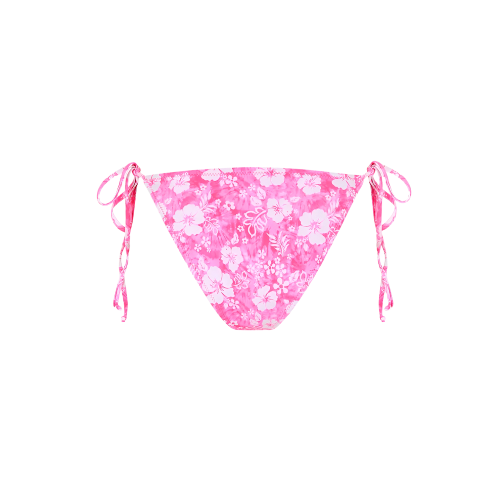 Kulani Kinis Full Coverage Tie Bikini Bottom - Island Blush - FINAL SALE