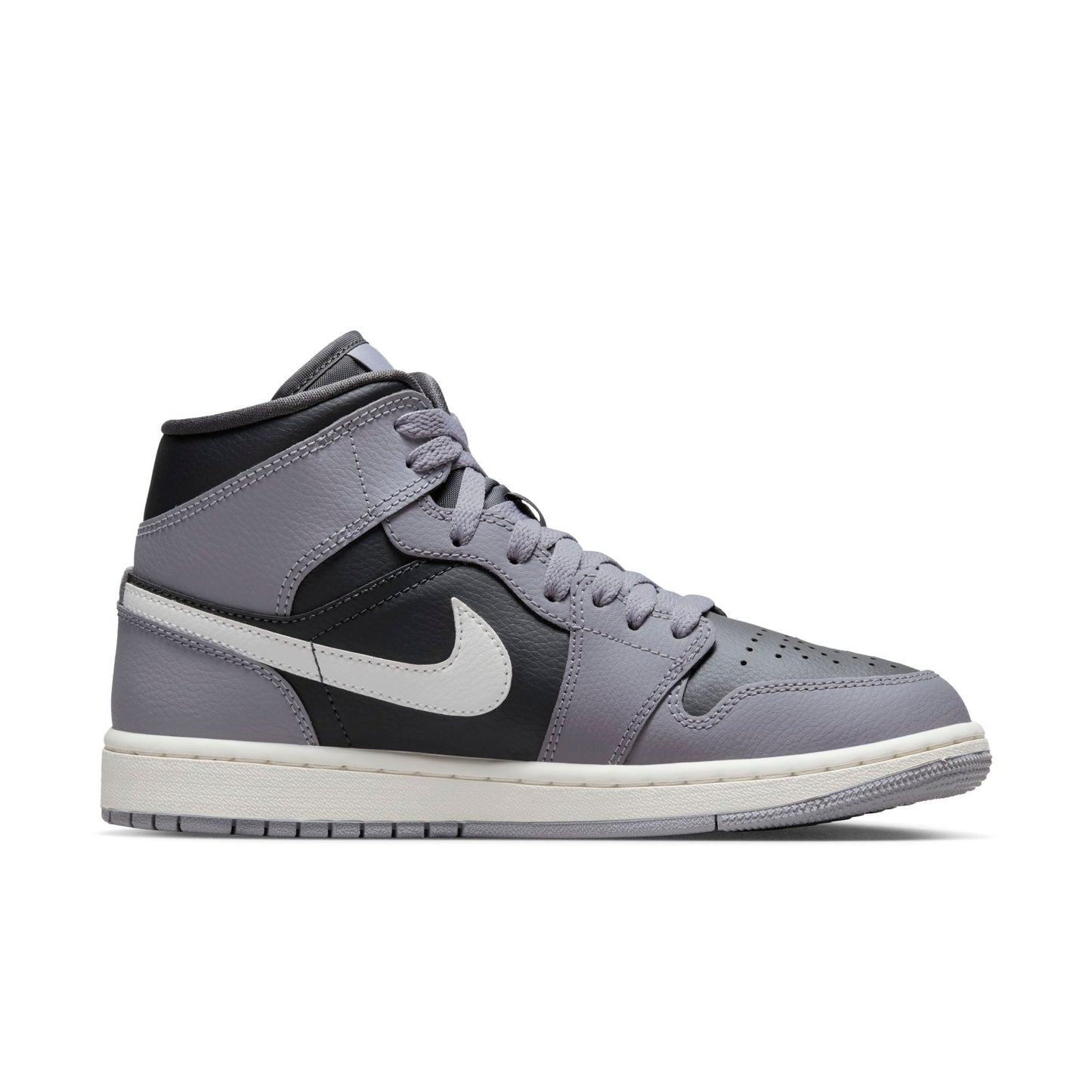 Air Jordan Women's Retro 1 Mid 'Cement Grey' W Sneakers