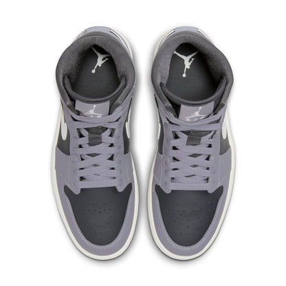 Air Jordan Women's Retro 1 Mid 'Cement Grey' W Sneakers