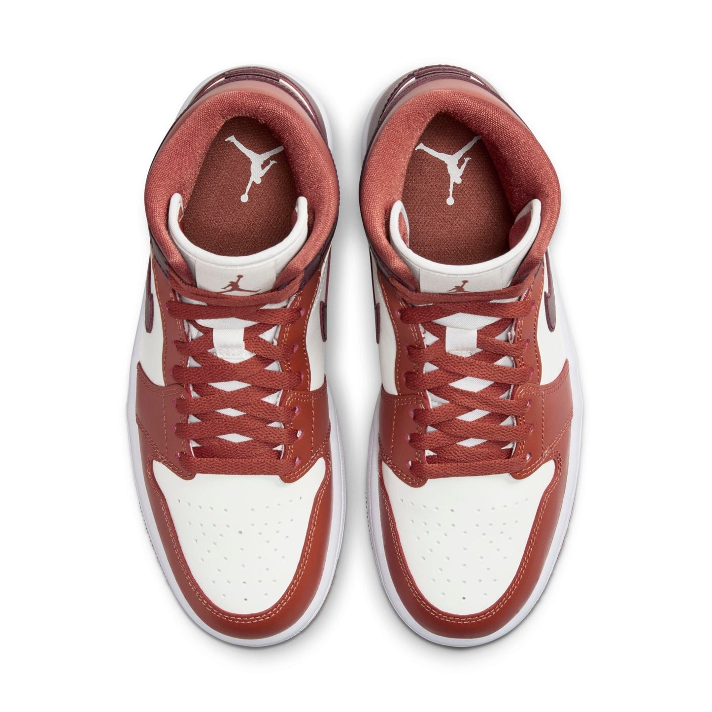 Air Jordan Women's Retro 1 Mid 'Dusty Peach W' Sneakers