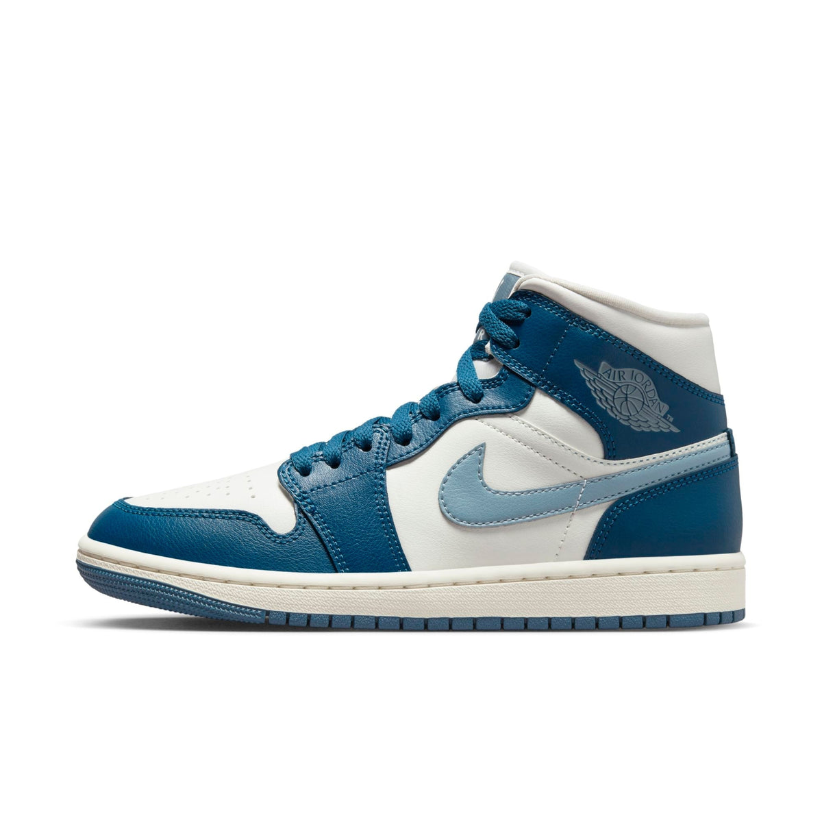 Air Jordan Women's Retro 1 Mid 'French Blue' Sneakers