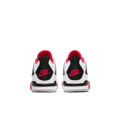 Air Jordan Preschool Retro 4 'Fire Red 2020 Ps' Sneakers