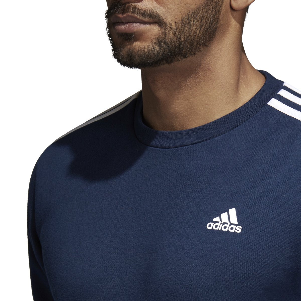 adidas Essentials 3-Stripes Crew Sweatshirt