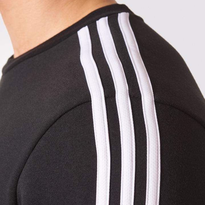 adidas Men's Essentials 3 Stripe Crewneck