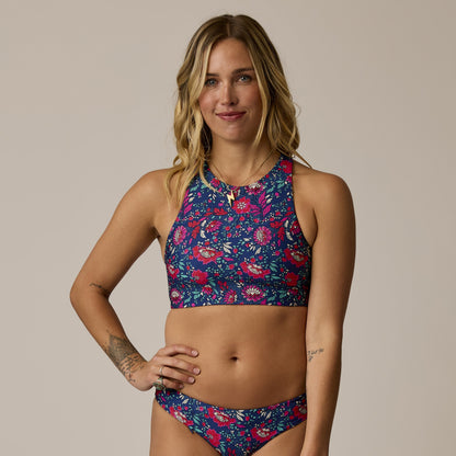 Carve Designs Sanitas Compression Reversible Top - Isla/Setsail