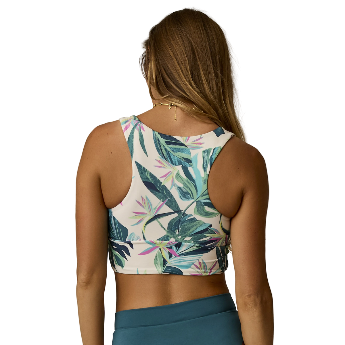 Carve Designs Tofino High Support V-neck Swim Top - Palmetto