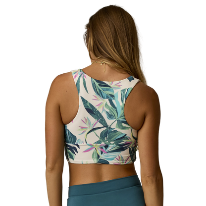 Carve Designs Tofino High Support V-neck Swim Top - Palmetto