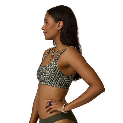 Carve Designs Korbyn Compression Top - Dark Fir Batik