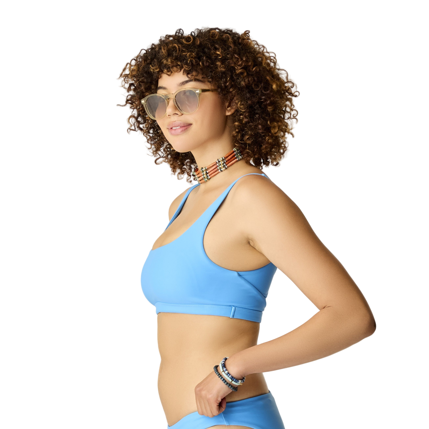 Carve Designs Korbyn Compression Top - Lagoon - FINAL SALE