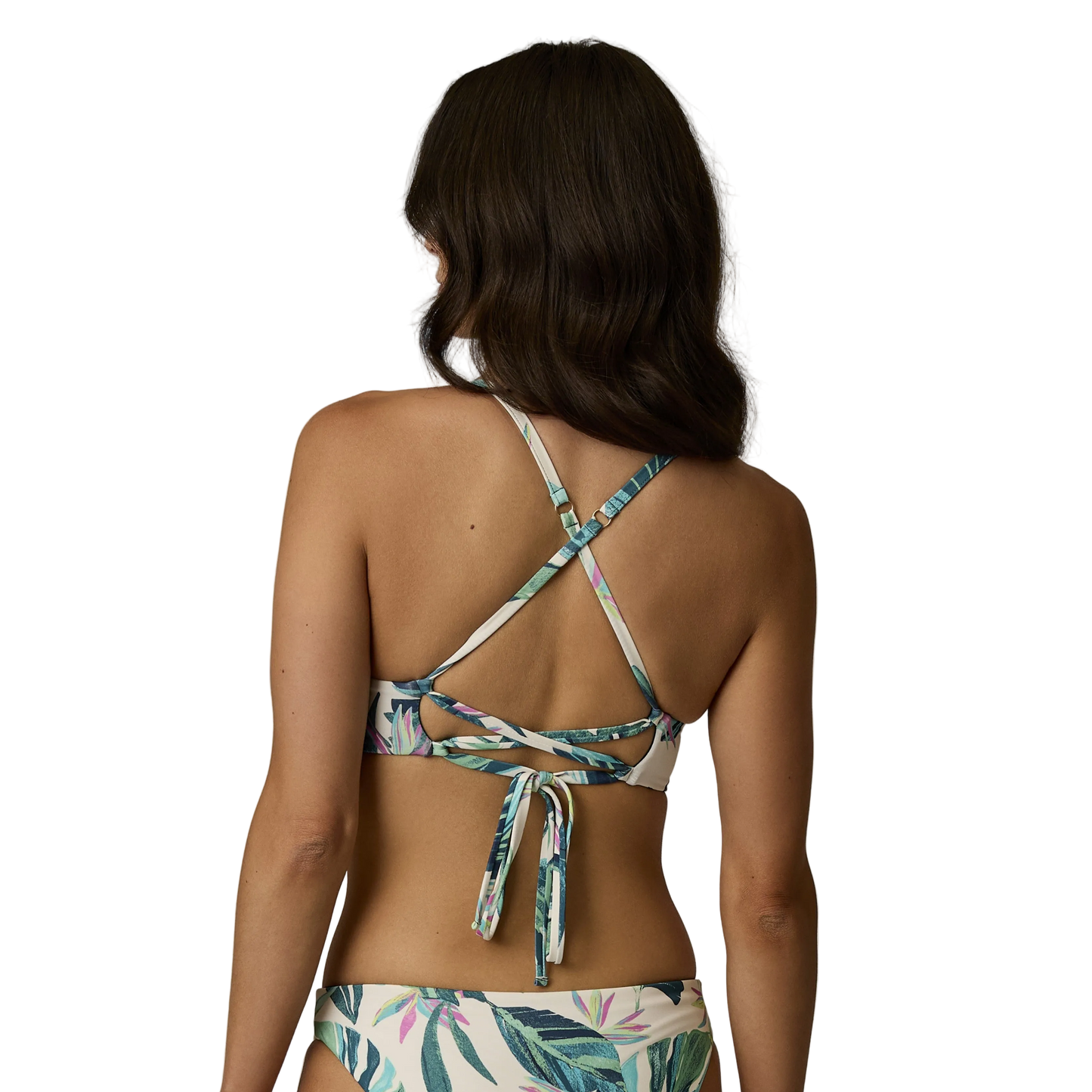 Carve Designs Stevie Reversible Bikini Top - Palmetto/Nightdive