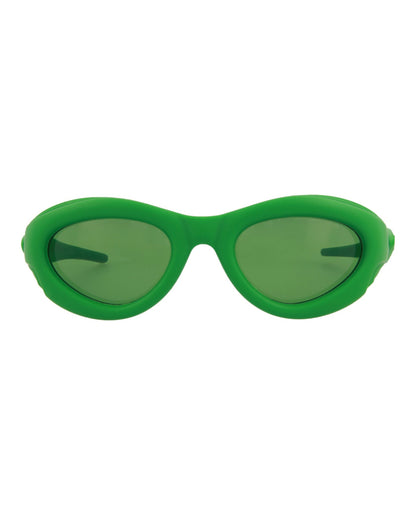 Bottega Veneta Round-Frame Injection Sunglasses