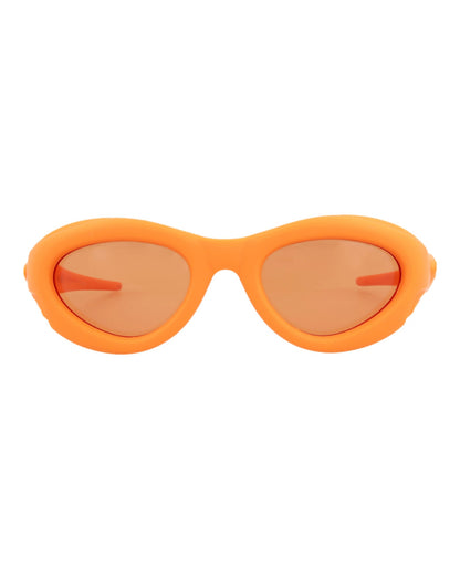 Bottega Veneta Round/Oval-Frame Injection Sunglasses