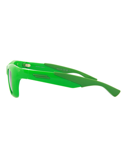Bottega Veneta Square-Frame Injection Sunglasses
