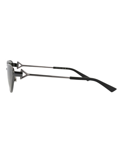 Bottega Veneta Cat Eye-Frame Metal Sunglasses
