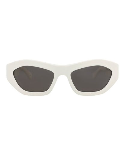 Bottega Veneta Round-Frame Recycled Acetate Sunglasses