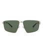 Bottega Veneta Square-Frame Metal Sunglasses