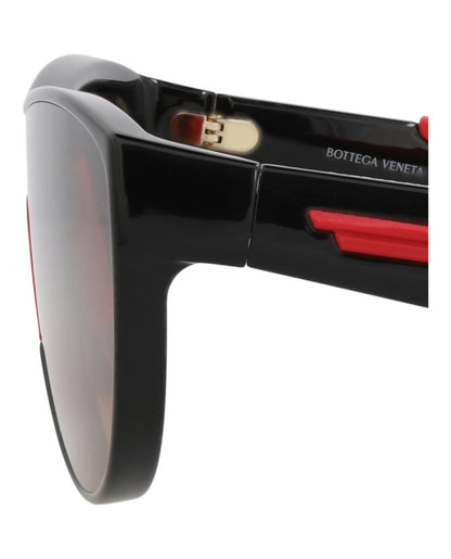 Bottega Veneta Round-Frame Injection Sunglasses