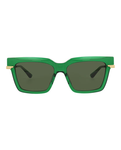Bottega Veneta Square-Frame Recycled Acetate Sunglasses