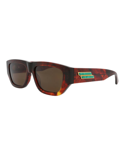 Bottega Veneta Square-Frame Recycled Acetate Sunglasses