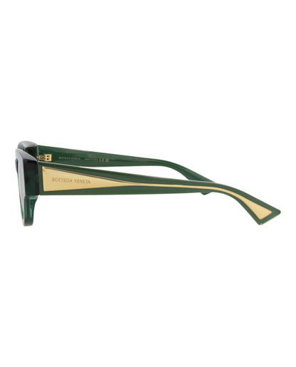 Bottega Veneta Round-Frame Recycled Acetate Sunglasses