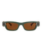 Bottega Veneta Square-Frame Injection Sunglasses