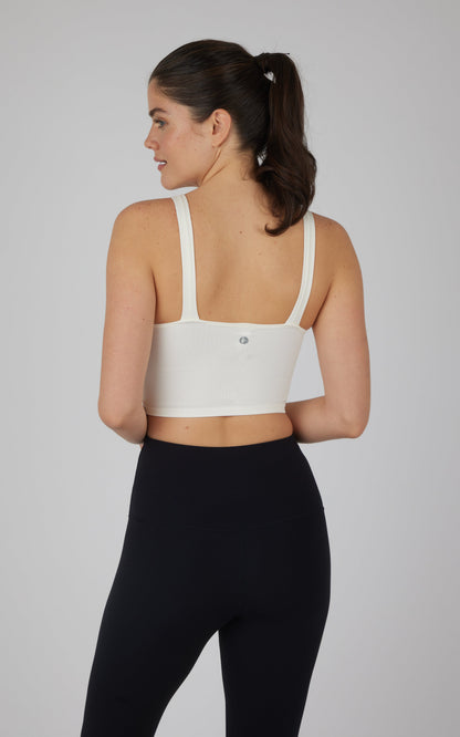 90 Degree by Reflex Stonewash 2 PK Scoop Neck Bralette Tank