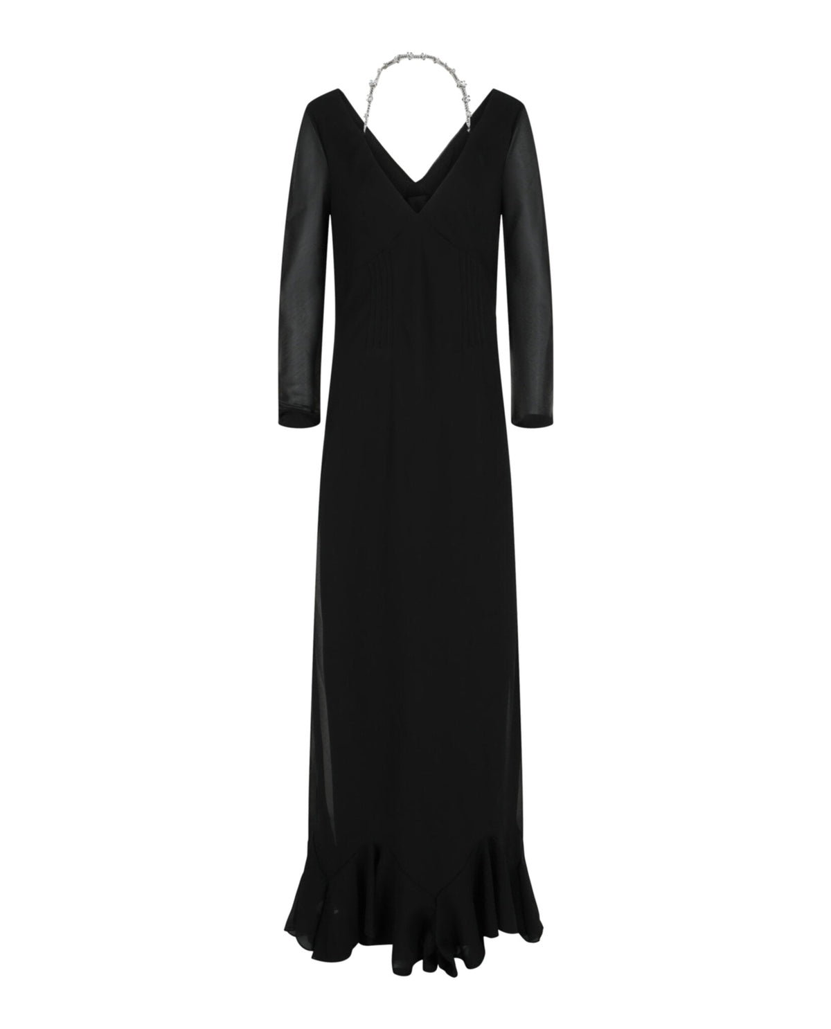 Givenchy Off-the-Shoulder Gown W/ 4G Claw Chain