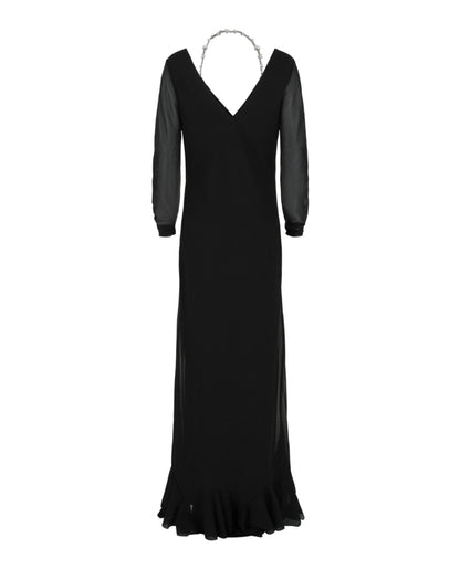 Givenchy Off-the-Shoulder Gown W/ 4G Claw Chain