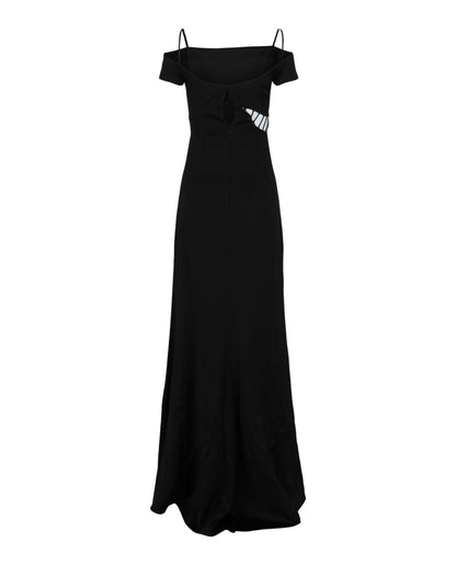 Givenchy Cold Shoulder Cutout Gown