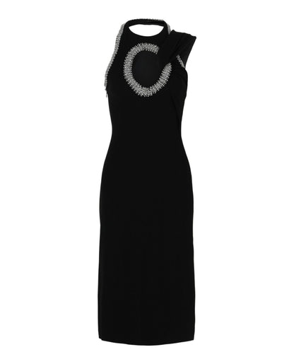 Givenchy Crystal-Embellished Detail Cutout Dress