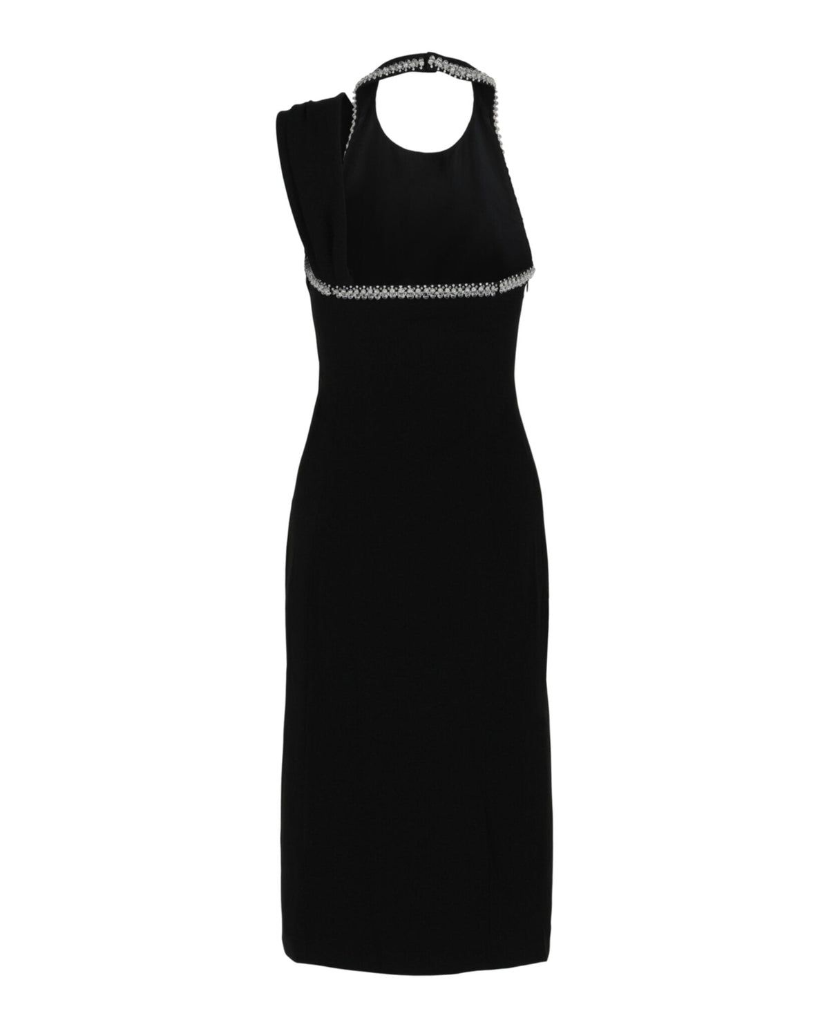 Givenchy Crystal-Embellished Detail Cutout Dress