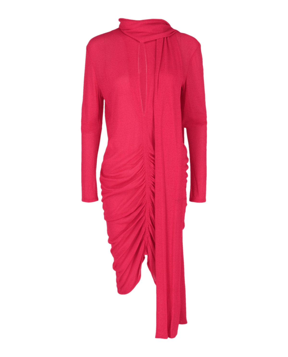 Givenchy Ruched Scarf Stretch-Crepe Dress