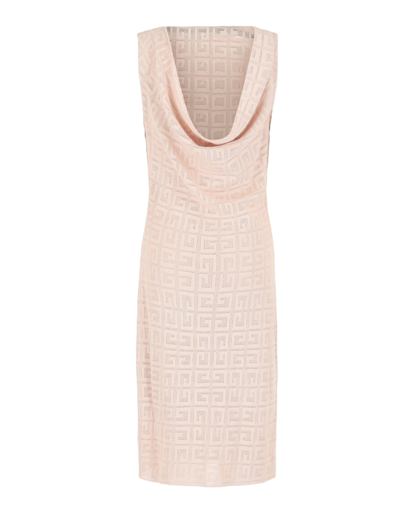 Givenchy 4G Monogram Draped Midi Dress