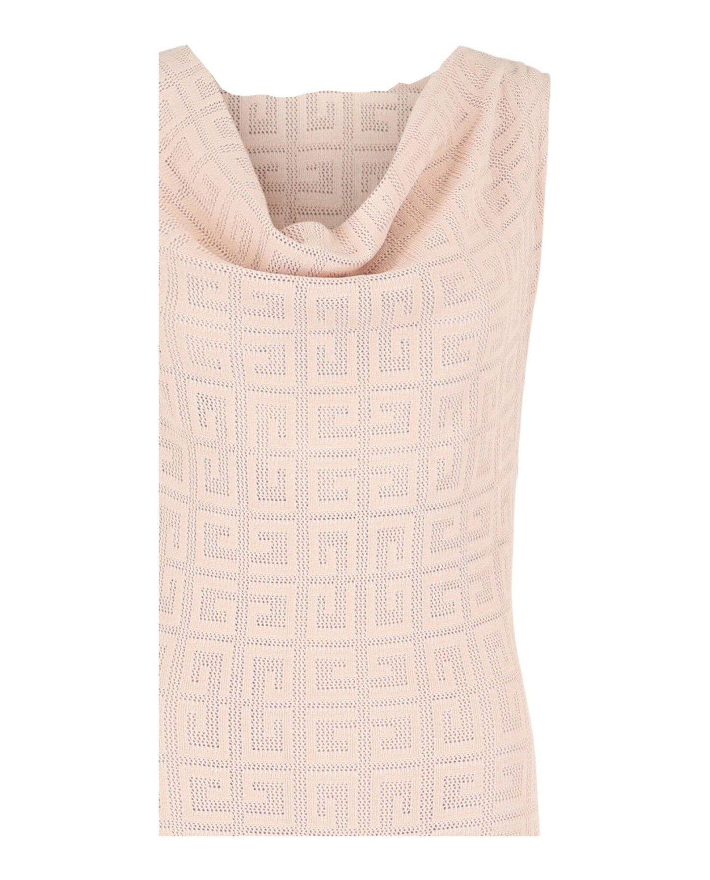 Givenchy 4G Monogram Draped Midi Dress