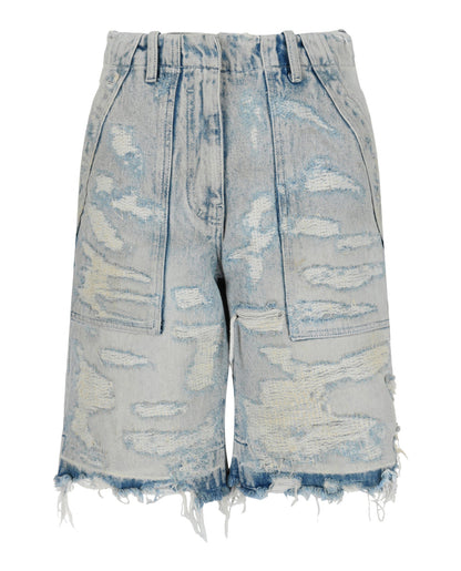 Givenchy Distressed Denim Shorts