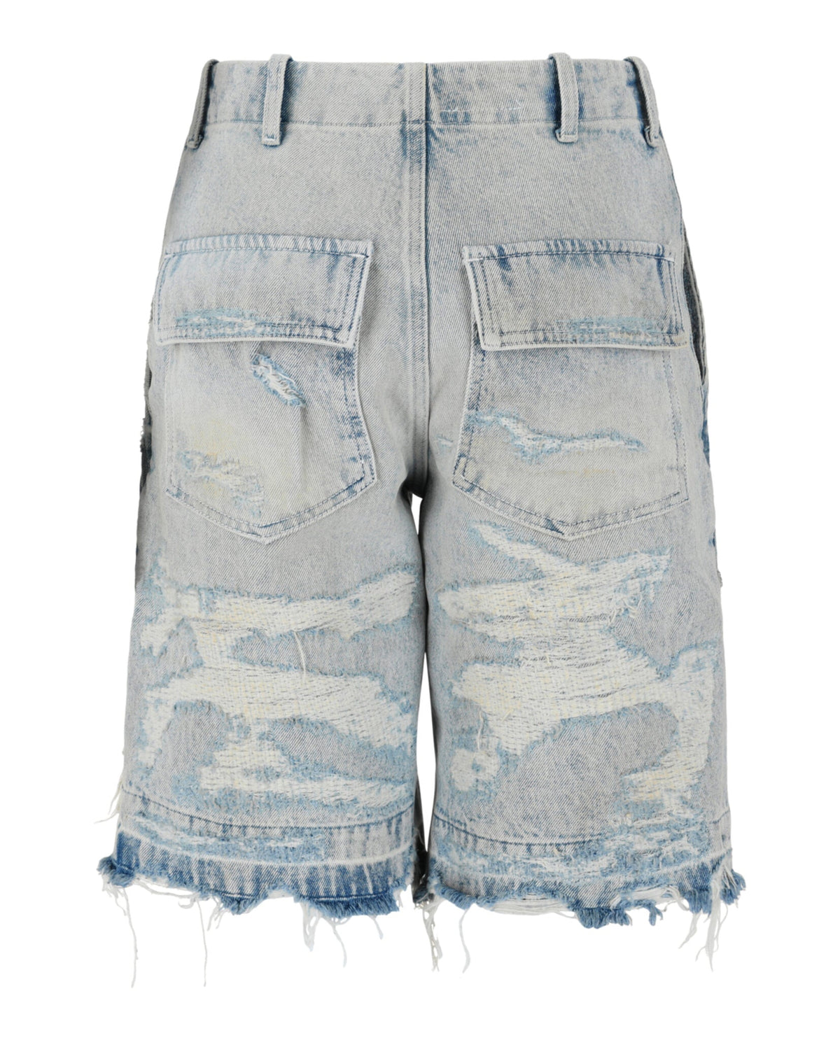Givenchy Distressed Denim Shorts