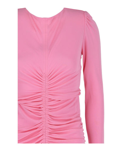 Givenchy Ruched Long-Sleeve Top