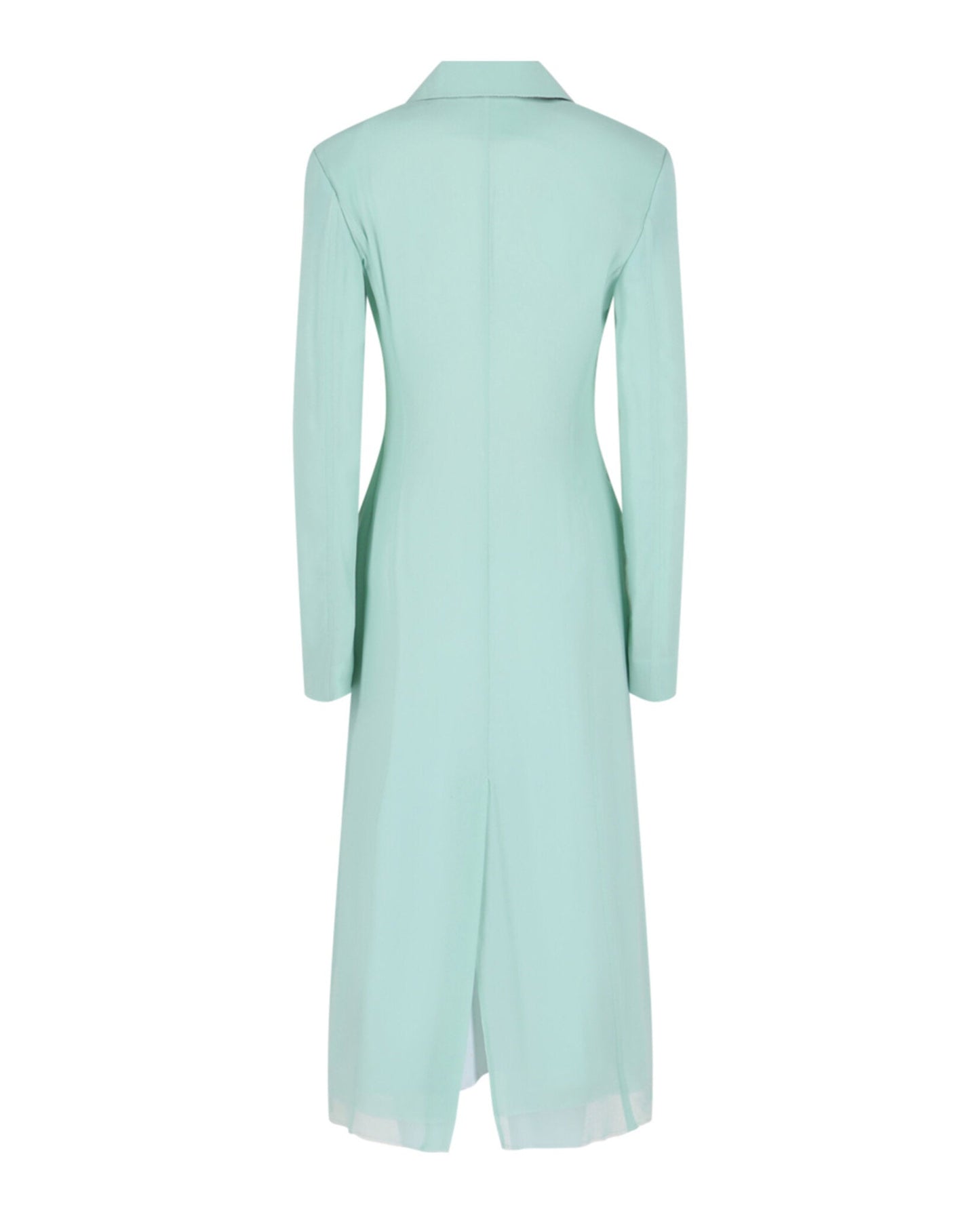 Givenchy Single-Breasted Sheer Longline Coat