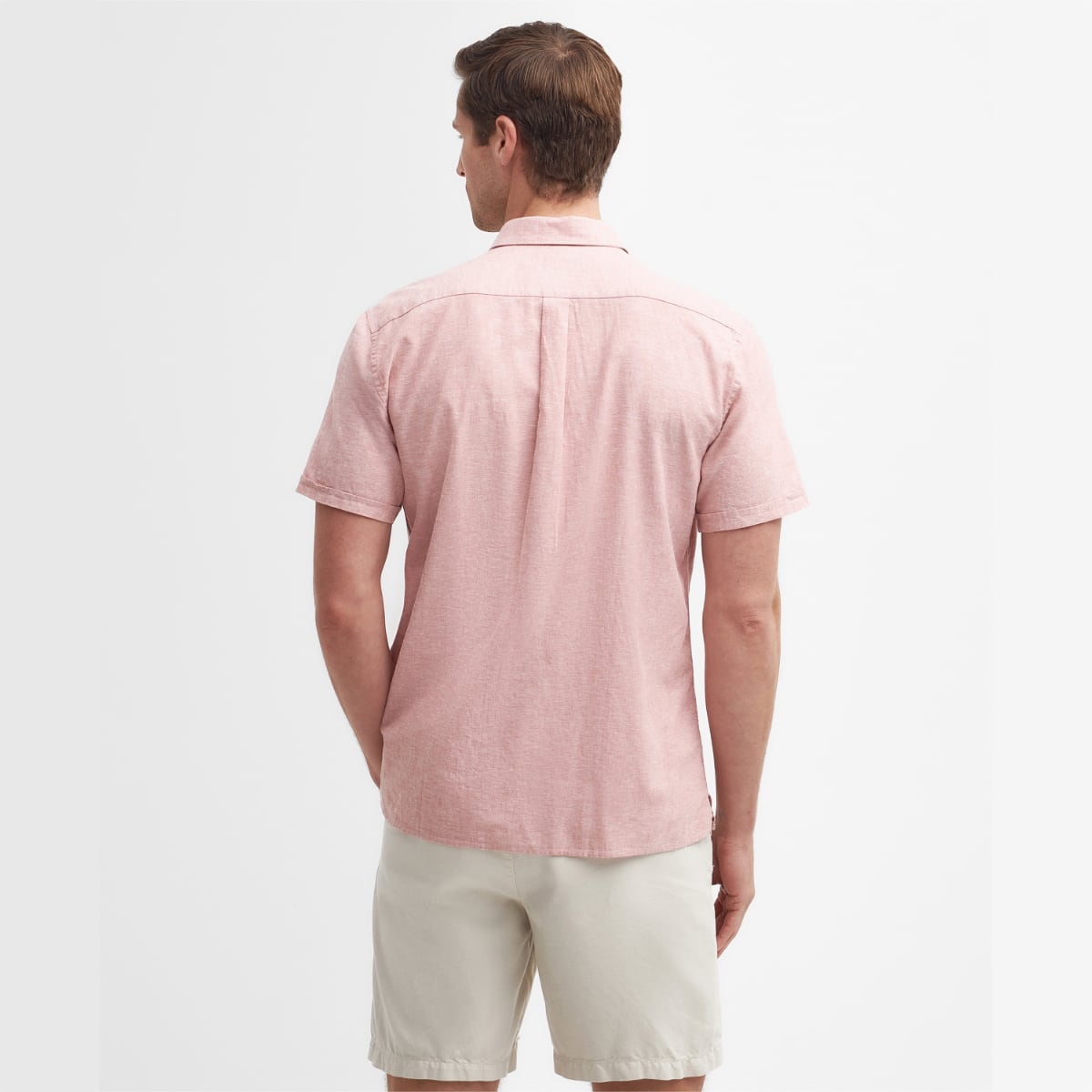 Barbour Men's Regular Short Sleeve Summer Button Down Shirt