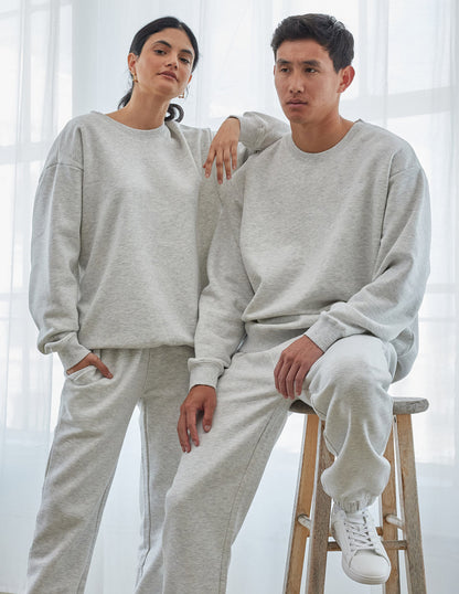 Elevated Faith Basics Cloud Grey Unisex Crewneck