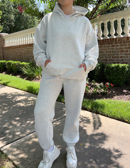 Elevated Faith Basics Cloud Grey Unisex Hoodie