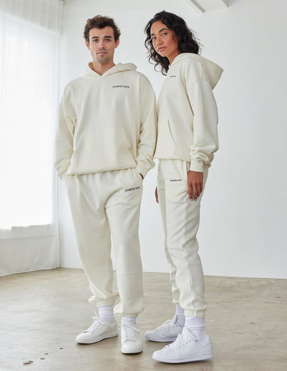 Elevated Faith Basics White Sand Unisex Hoodie