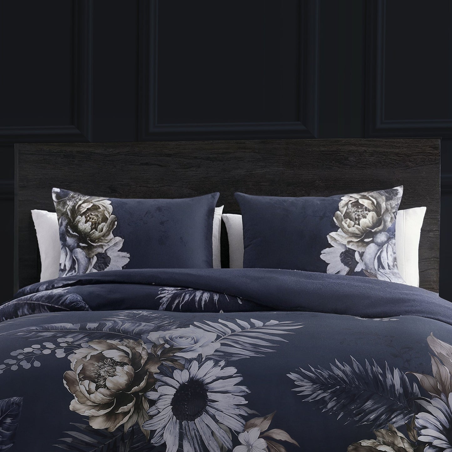 Forget Me Not 3 Piece Reversible Duvet Cover Set