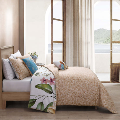 Bebejan Maia Blue 5 Piece Reversible Comforter Set