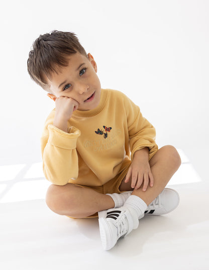 Elevated Faith Better Days Butterfly Kids Crewneck
